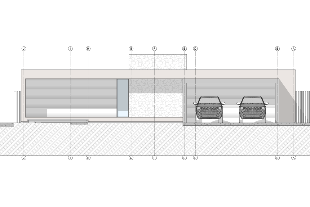 JFM Arquitecto - Planos de proyecto de Villa HH Sección 2