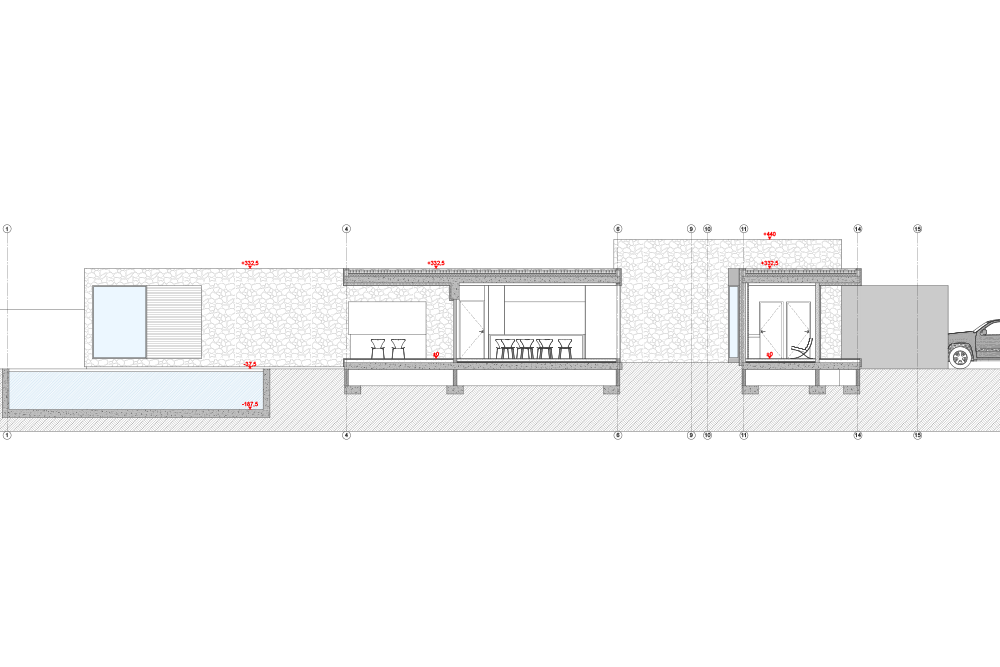JFM Arquitecto - Planos de proyecto de Villa HH Sección 7