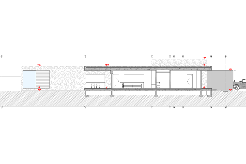 JFM Arquitecto - Planos de proyecto de Villa HH Sección 8